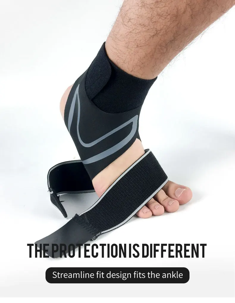

2020 Elastic Ankle Support Adjustable Breathable Ankle Brace Support for Sports Protection Sprains Injury Heel Wrap Sleeve 1 PCS