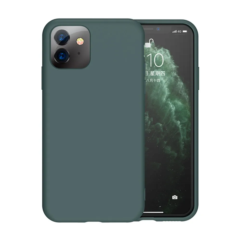 Жидкий силиконовый чехол для телефона для iPhone 11 Pro Max XR XS X чехол s резиновый мягкий карамельный чехол для iPhone 6 6S 7 8 Plus чехол s