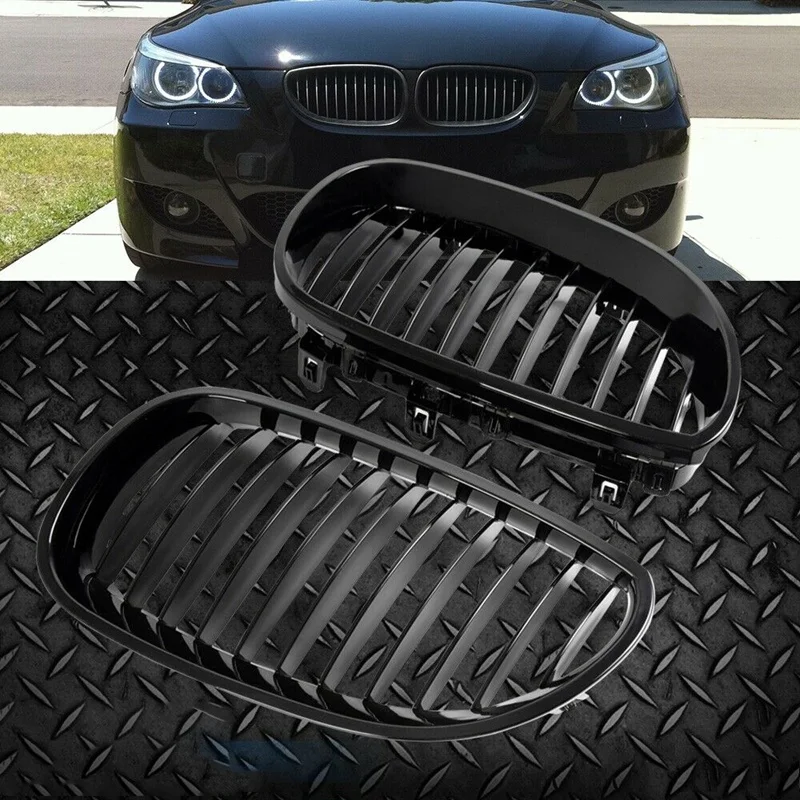 

AP68-Car Черная передняя решетка радиатора для BMW E60 E61 5 Series M5 2003-2009