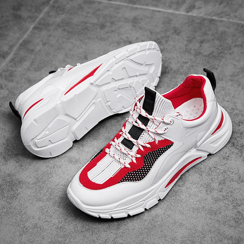 Кроссовки унисекс спортивные массивные для улицы бега фитнеса тренировок