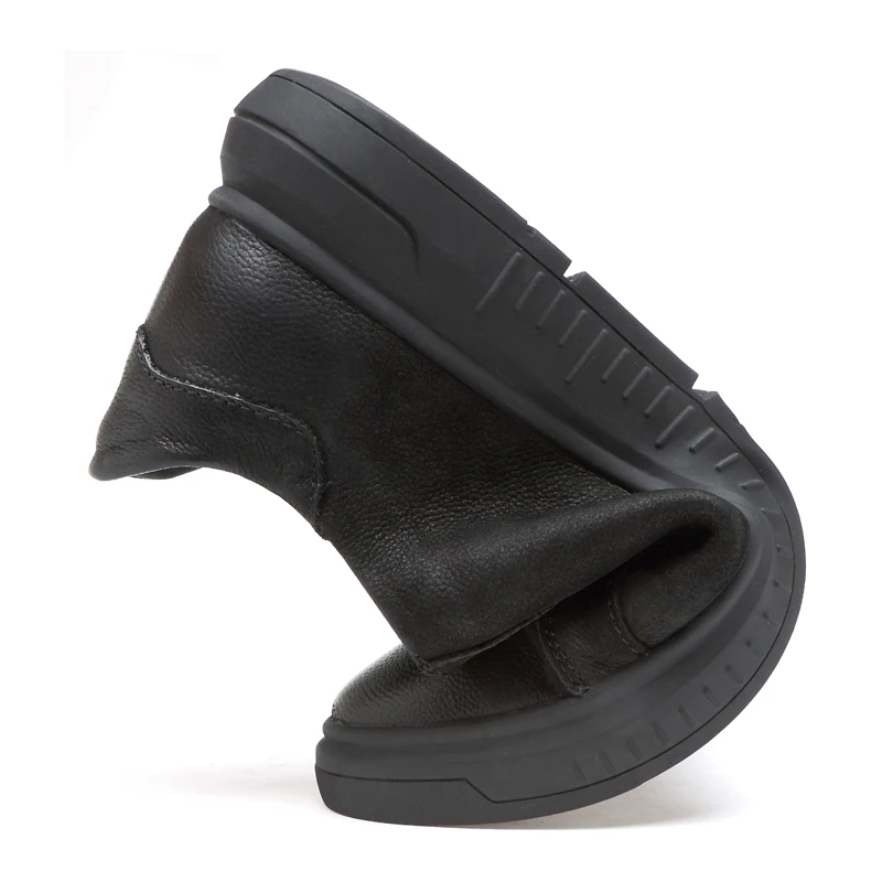 Мужские туфли из натуральной кожи черные кроссовки на шнуровке модные уличные