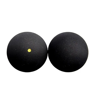 One dot yellow 2 шт./лот мяч для сквоша два-желтые точки одна точка синий красный желтый низкая скорость спортивные резиновые шарики профессиональный игрок 4 мм - Цвет: One dot yellow