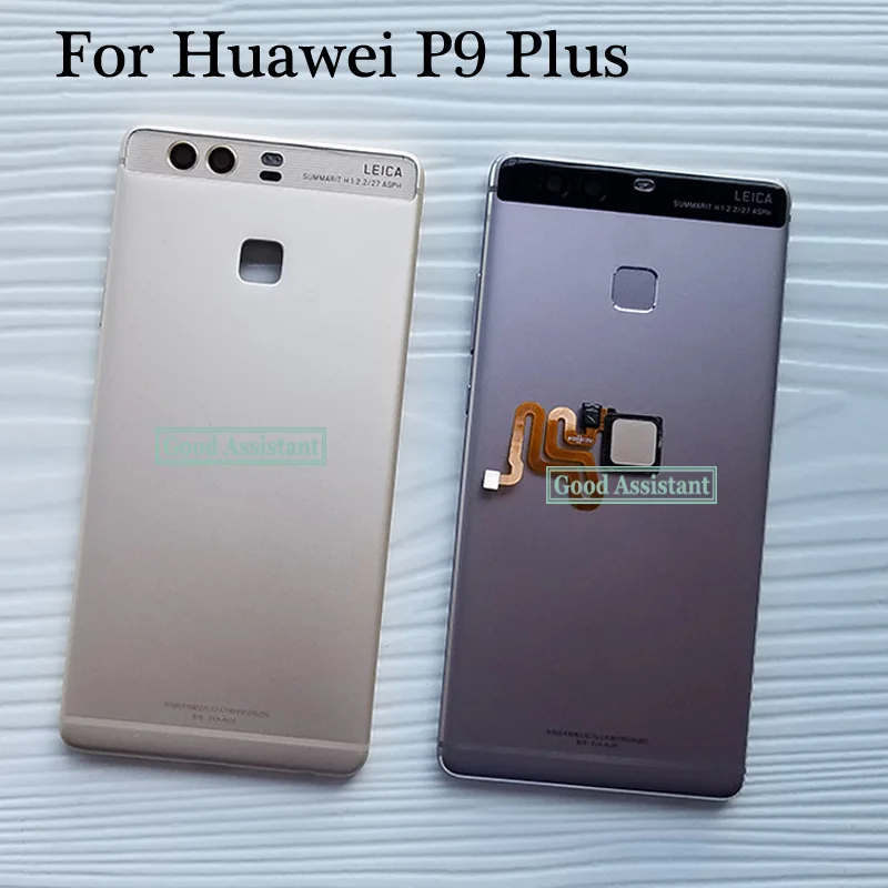 Оригинальная б/у 5,5 дюймов для Huawei P9 Plus VIE-L09 VIE-AL10 VIE-L29 задняя Батарея крышка дверца батарейного Корпус задняя Стекло запчасти