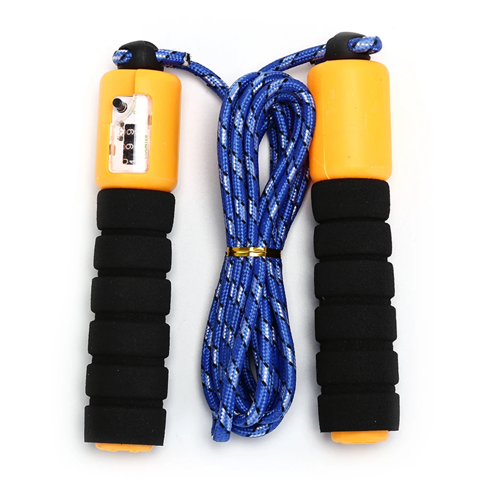 

Jump Ropes with Counter Sports Fitness Adjustable Fast Speed Counting Jump Skip Rope Skipping Wire