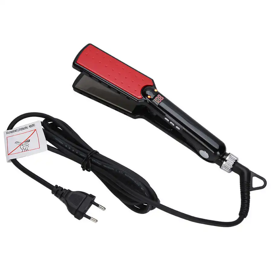 

1pcs 110-240V Hair Straightener Adjustable Temperature MCH Fast Heating Hair Styling Tool