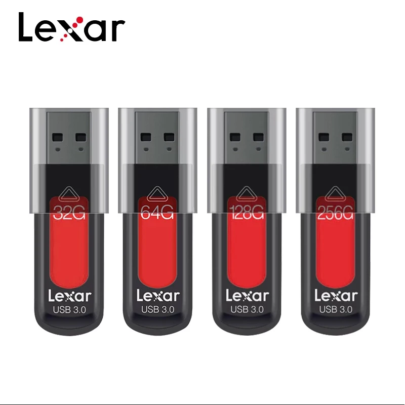 Оригинальный Lexar Jumpdrive S57 флеш-накопитель USB 3 0 256 ГБ 128 Гб 64 32 u-диск 150 МБ/с./с карта