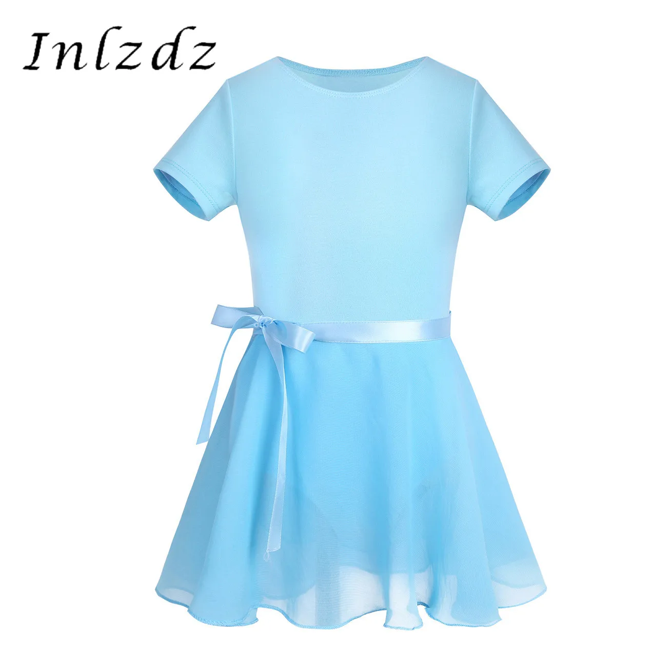 Детский балетный трико для девочек Костюм Балерины Балетная пачка Танцевальная