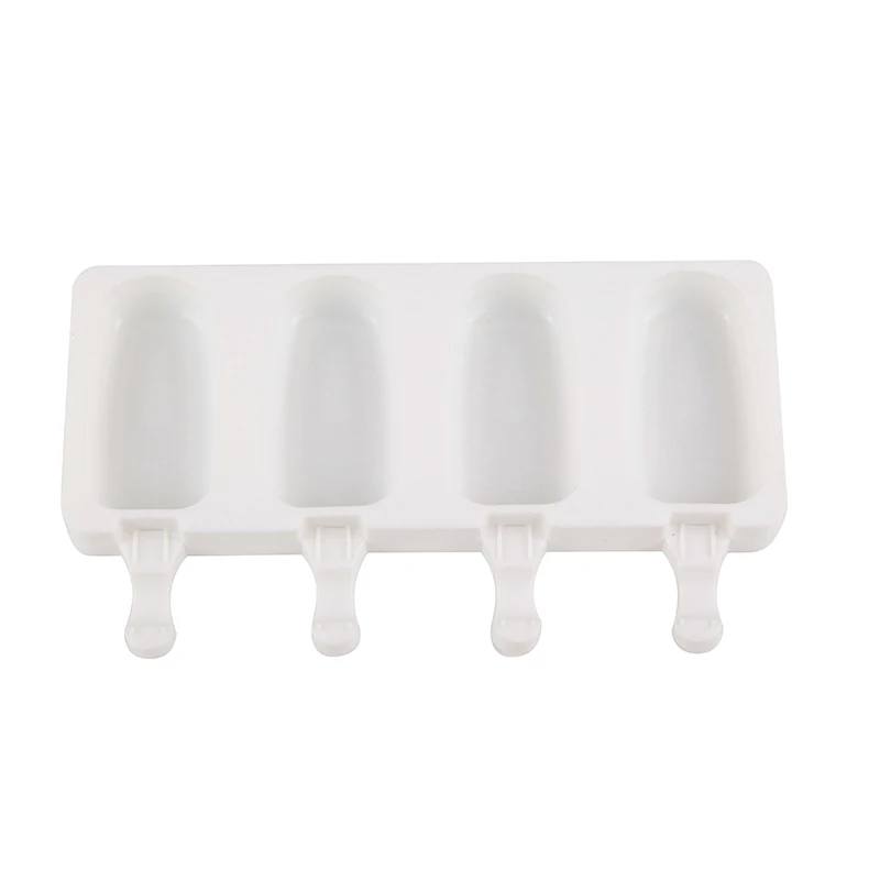 

4/8 Holes Silicone Ice Cream Mold Ice Cube Tray Chocolate Popsicle Moulds DIY Dessert Homemade Baking Tools IcePop Makers