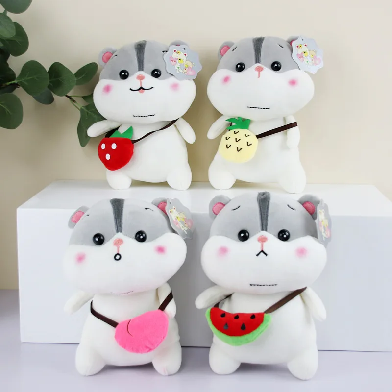 22 см мультяшная мышь Плюшевые Игрушки для маленьких девочек милый хомяк игрушки
