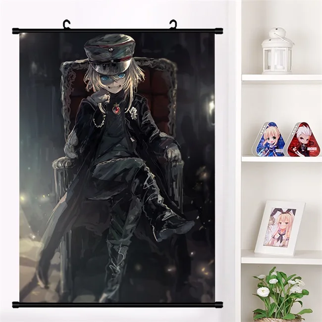 Аниме Youjo Senki Saga of Tanya the Evil Tanya Degurechaff настенный плакат с прокручивающейся стенкой Otaku коллекция домашнего декора - Цвет: I