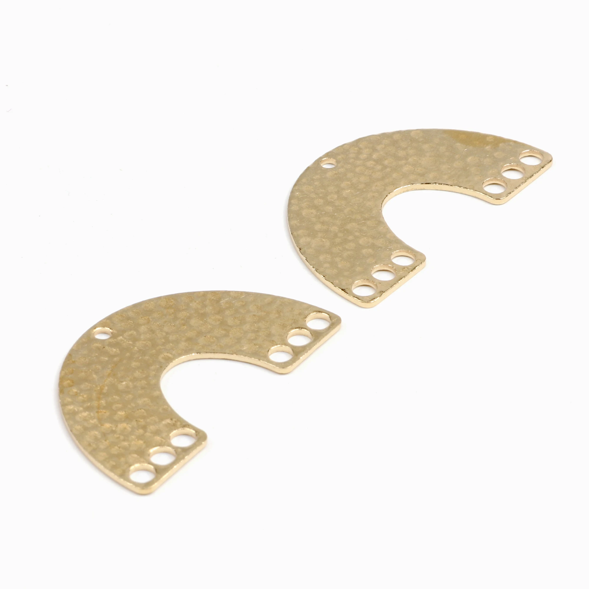 Медные Подвески для мостика сережки из сырой латуни коннекторы с 7 отверстиями