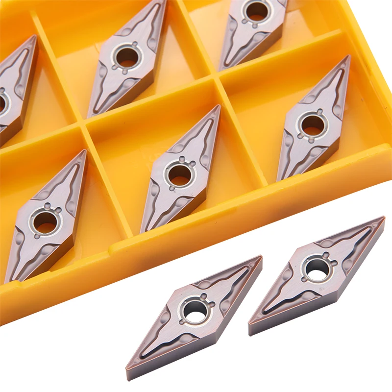 

10PCS VNMG160404 MA VP15TF Carbide Inserts High Quality External Turning Tool CNC Machine Tools VNMG 160404 Lathe Cutter Tool