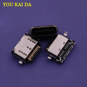 10pcs 24pin mini micro usb charger charging port dock plug jack socket connector repalce repair parts for mobile phone tablet free global shipping