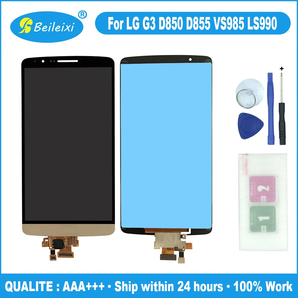 Для LG G3 D850 D851 D852 D855 VS985 LS990 D858 D858HK D856 D857 D859 ЖК дисплей кодирующий преобразователь