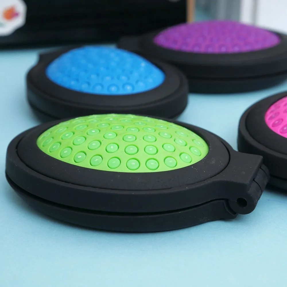 1 шт. портативная мини зеркальная Складная Расческа для девочек массажная