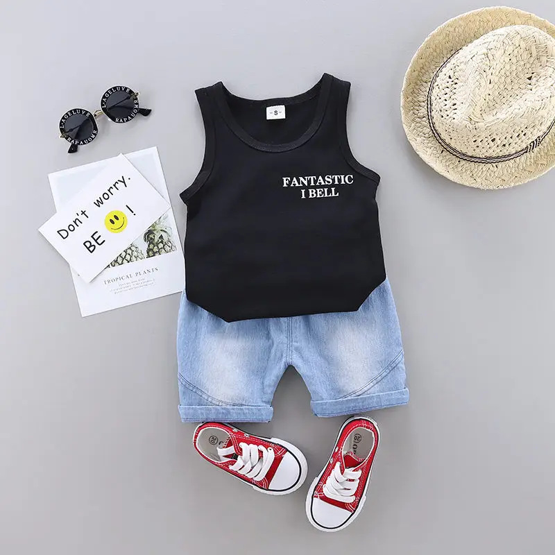 2 шт./компл. детский хлопковый спортивный костюм с мультяшным динозавром - купить