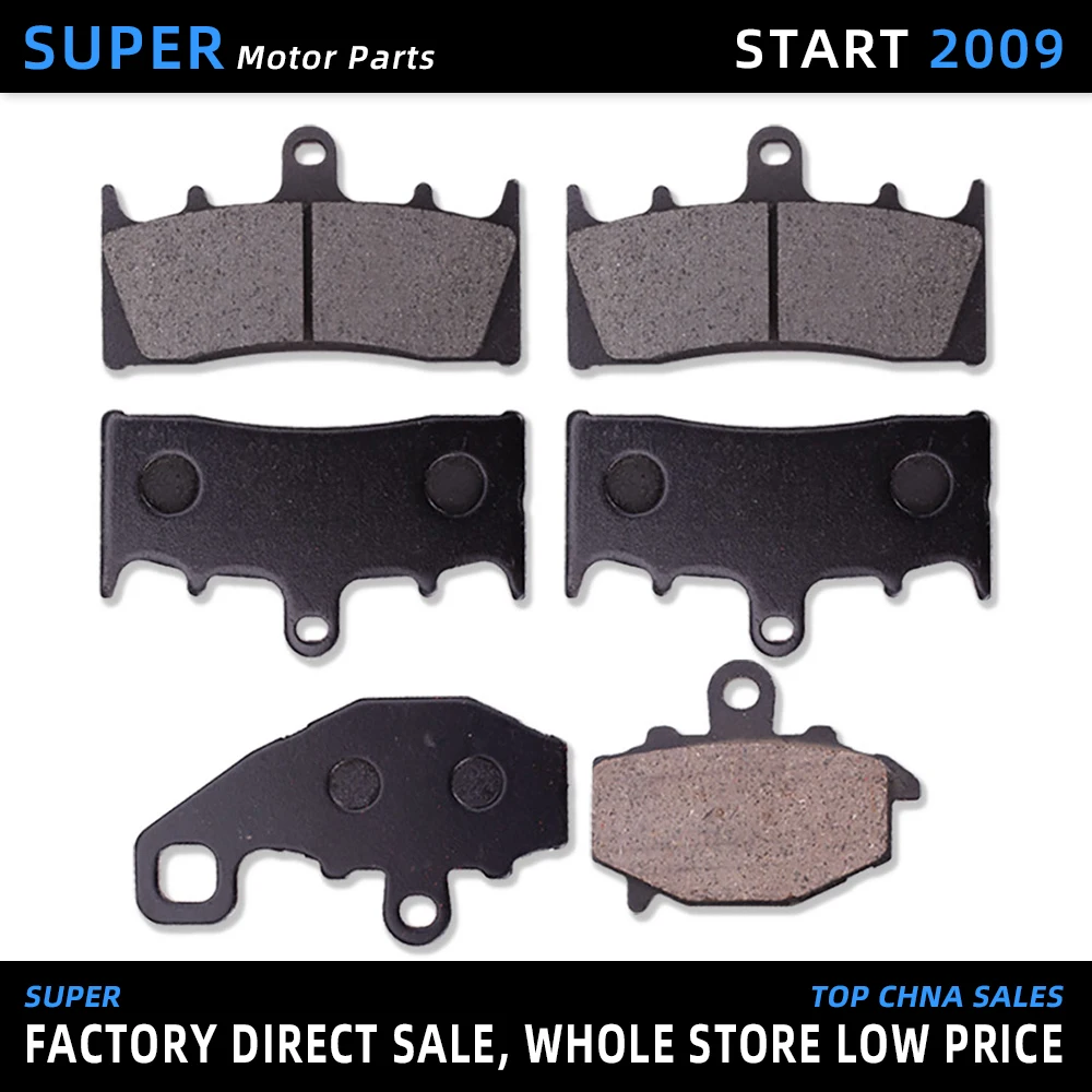 

1 комплект, передние и задние тормозные колодки высокого качества, диски для KAWASAKI ZZ-R 400 ZZR400 (ZX400N), 1993, 1994, 1995, 1996, 1997, 1998, 1999