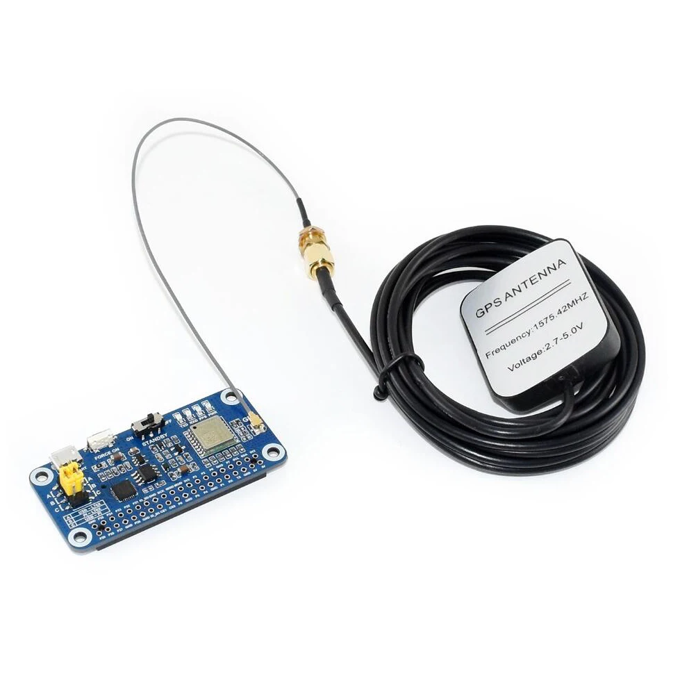 Фото Шляпа AiSpark L76X Multi GNSS для Raspberry Pi с поддержкой интерфейса GPS BDS QZSS