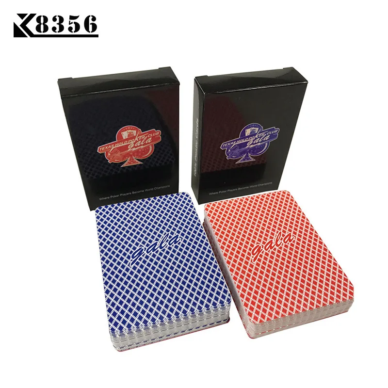 K8356 GALA 2 компл./лот баккара пластиковая Водонепроницаемая матовая игра игральные