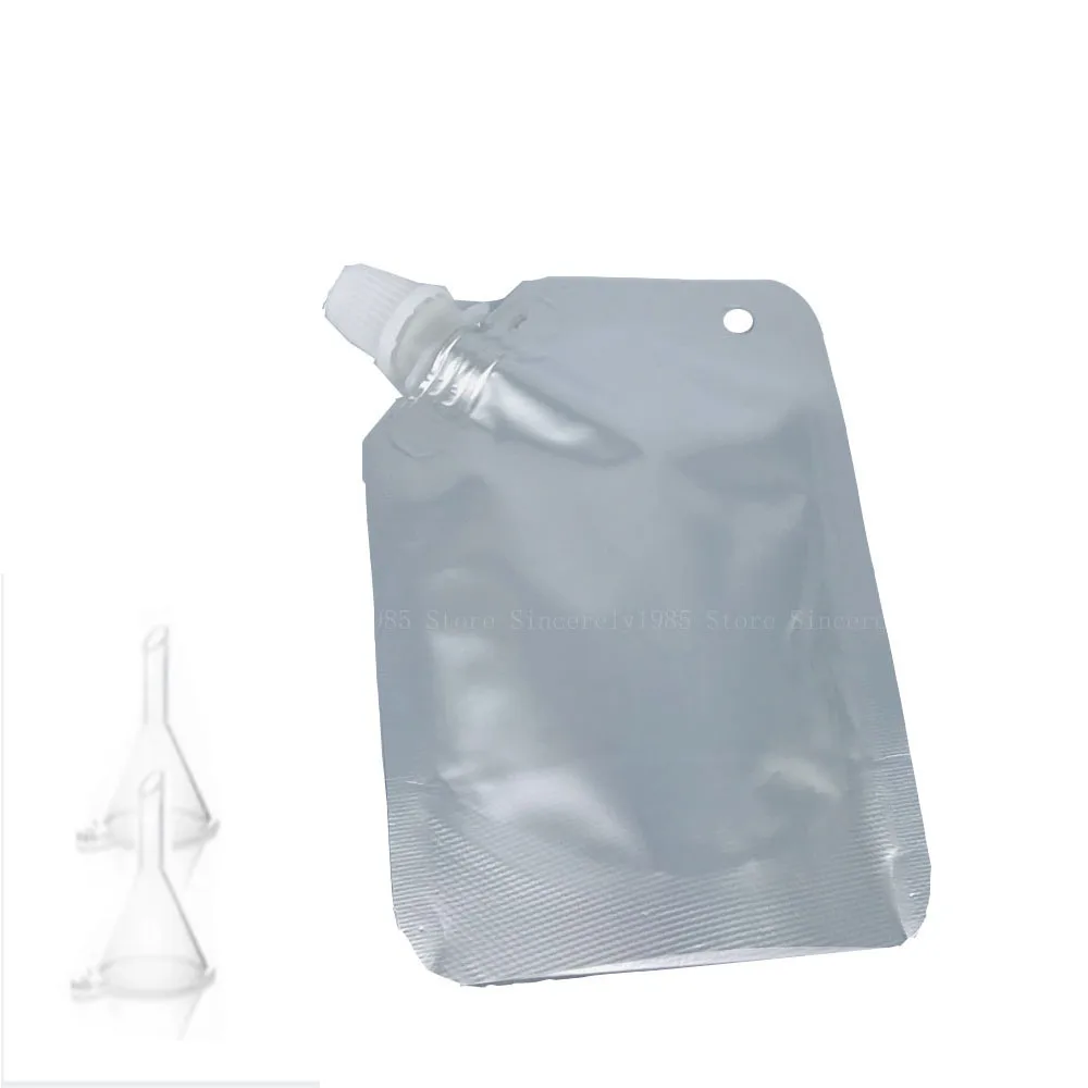 10 pcs of Self-Supporting Spout Bag, Liquid Bag, Reusable, Durable Aluminum Foil Bag, Juice Beverage Bag, Portable images - 6