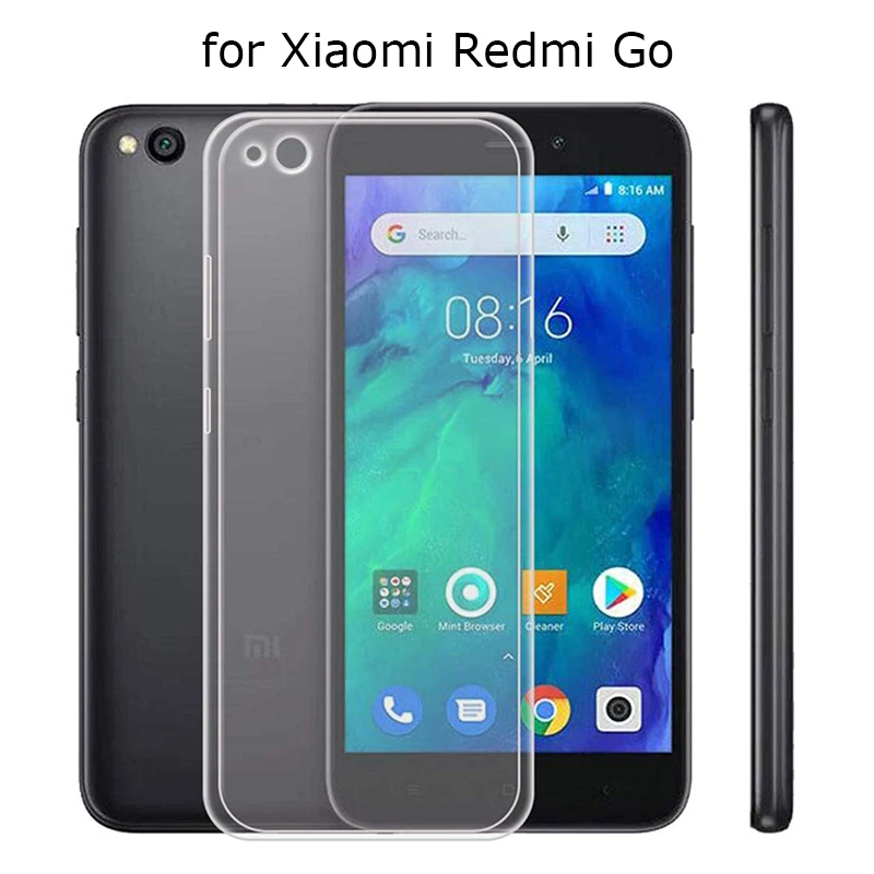 

2019 Transparent Soft TPU Case for Xiaomi Redmi Go Global Version 5.0 inch Mobile Phone Back Cover RedmiGo Crystal Silicone Case