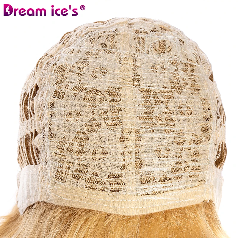 

Short Straight Synthetic Bob Wig for White Women Light Brown Red Wigs With Bangs Natural Soft Hair Daily Use Dream Ice