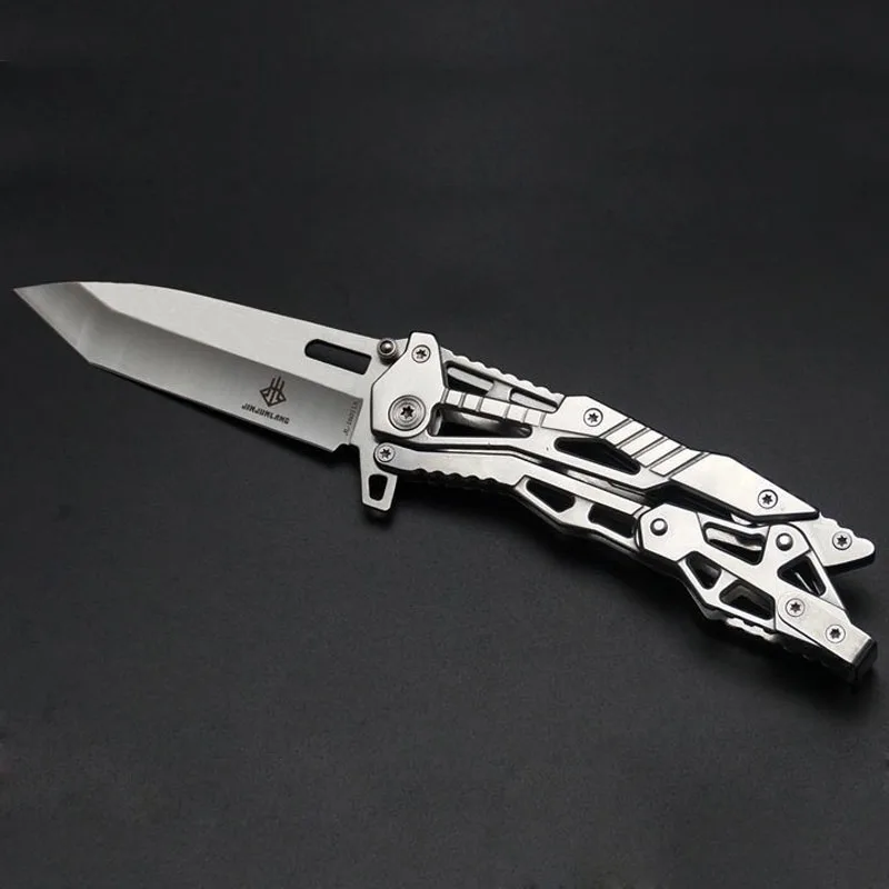 Тактический нож высокопрочный складной из стали для кемпинга выживания | Дом и