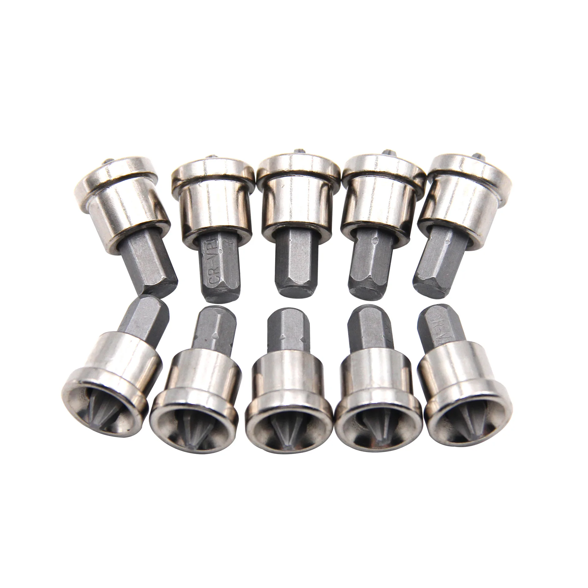 

10Pcs /Set Depth Stop Plasterboard Screws Locating Screwdriver Bits CR-V Hex Shank Drywall Dimpler Bits Drilling Bits Tools 25mm