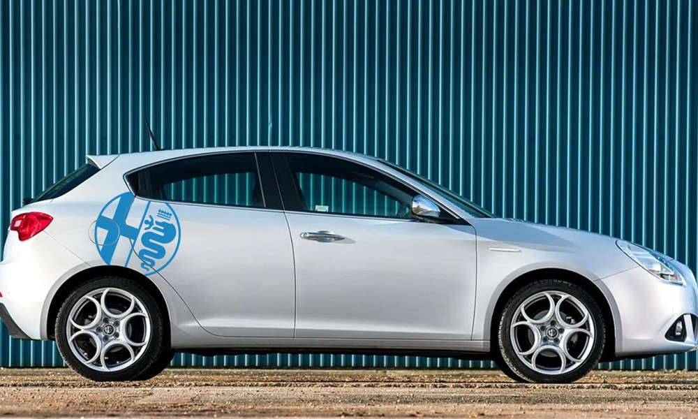 2 шт. наклейки на боковые двери автомобиля для Alfa Romeo MiTo Giulietta 147 156 159 166 Авто Виниловая пленка наклейки аксессуары для тюнинга автомобиля
