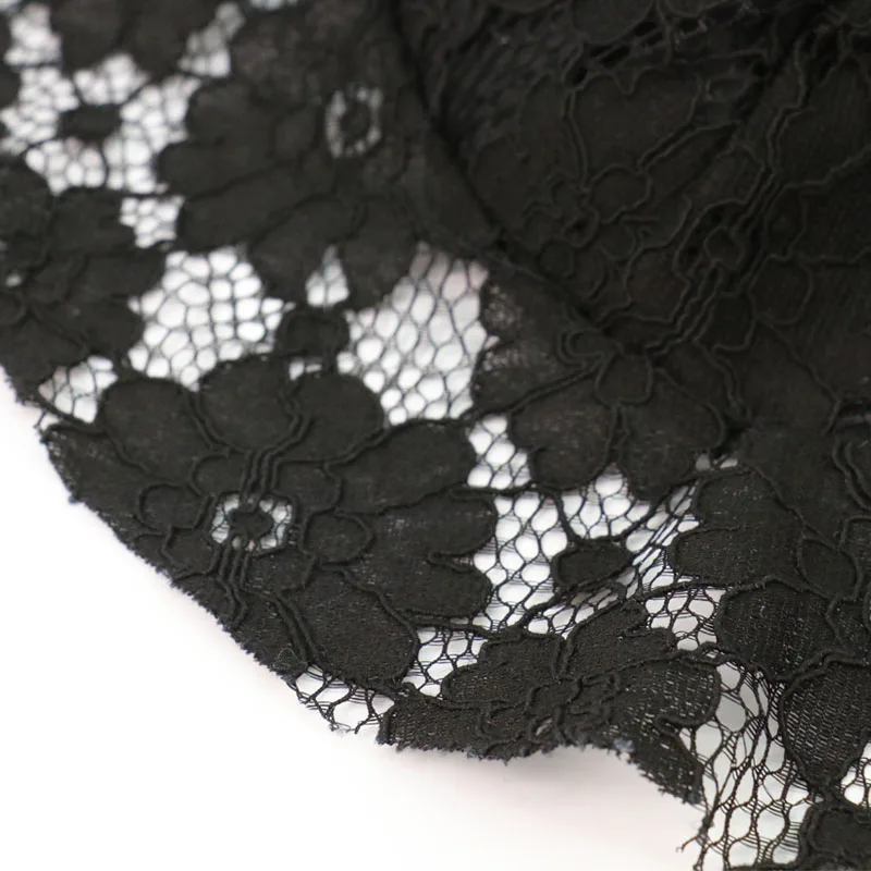 Женская шляпка-ведро FOXMOTHER черно-белая шляпка от солнца с цветочным кружевом лето