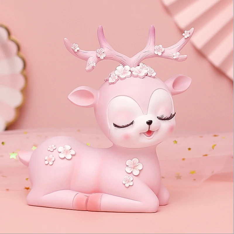 

Coin Wedding Money Box Secret Kids Gift Toy Cute Luxury Resin Ornament Piggy Bank Cartoon Animal Tirelire Home Decoration DG50MB