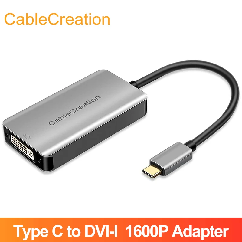 Кабель-адаптер CableCreation USB Type-C с двумя разъемами 2560x1600 разрешение для MacBook Samsung Galaxy S8