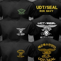 new republic of south korea rok navy udtseal special forces military men t shirt short casual 100 cotton o neck clothing
