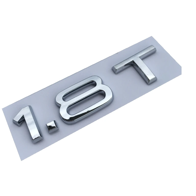

10pcsx3D Plastic 1.8T Auto Sticker Emblem Badge Embleme Emblema