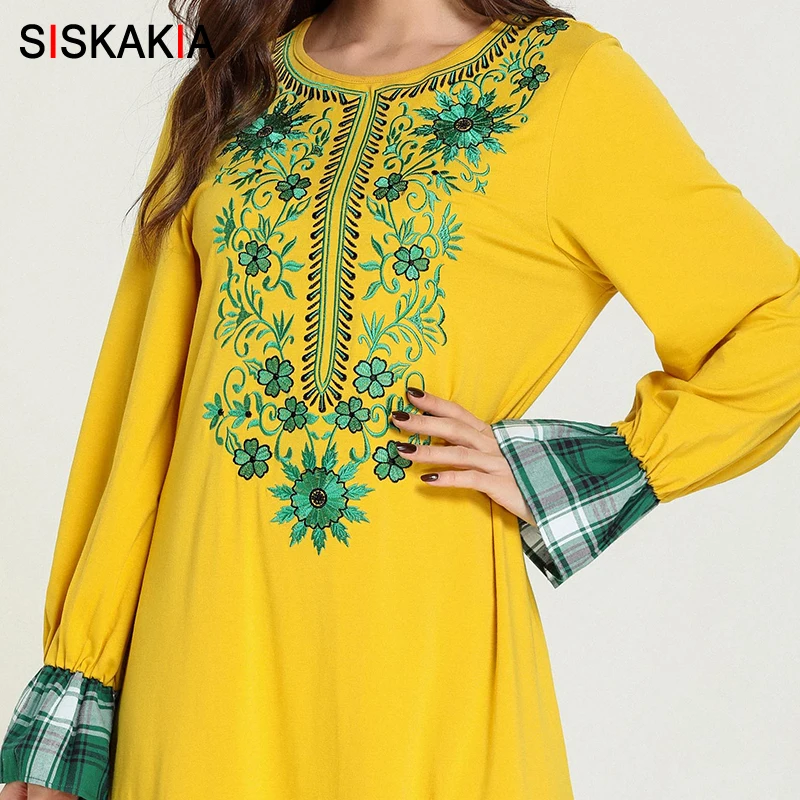 Мусульманское повседневное длинное платье новинка модная семейная одежда