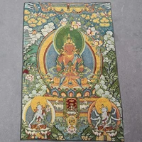 35 thangka embroidery tibetan buddhism silk embroidery brocade nepal longevity buddha bodhisattva statue thangkas
