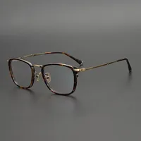 Brand Designer Original Quality Acetate Titanium Glasses Frame Men Women Super Light Handmade Eyeglasses For Wide Face Oculos