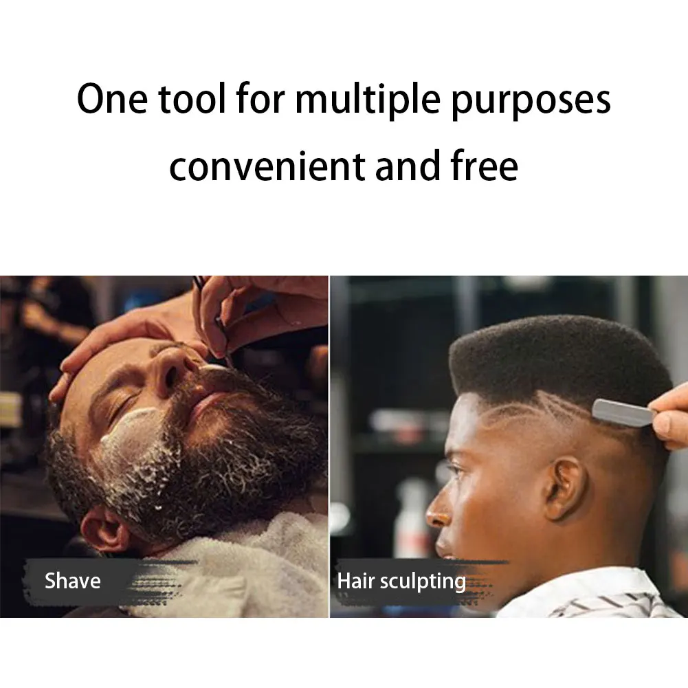 

Shavers Portable Shaver Hand Razor Sharp Barber Razor Stainless Steel Manual Straight Hair Clipper Beard Trimmer for Men Golden