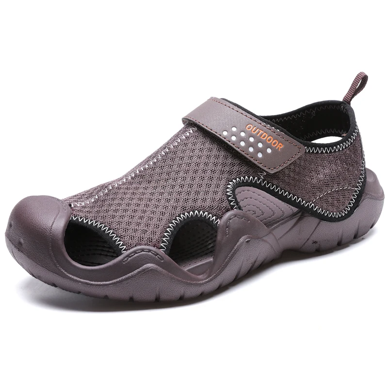

Summer Men Sandals Breathable Mesh Male Sandal Summer Beach Men Shoes Water Male Slippers Fashion Slides Casual Shoes size 40-47