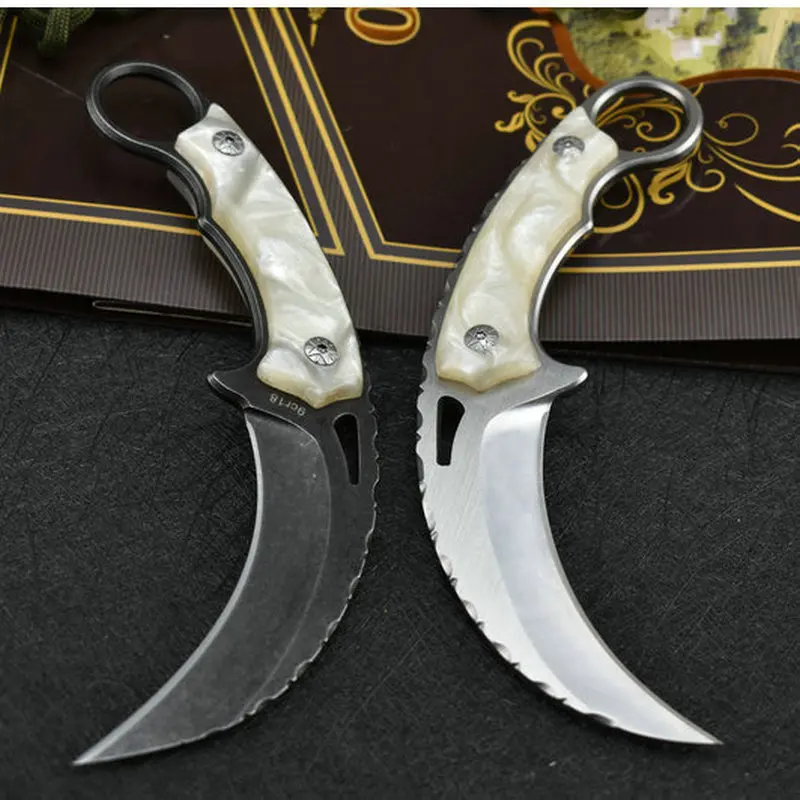 Ножи карамбит ястреб коготь ястреба нож для выживания на природе защиты