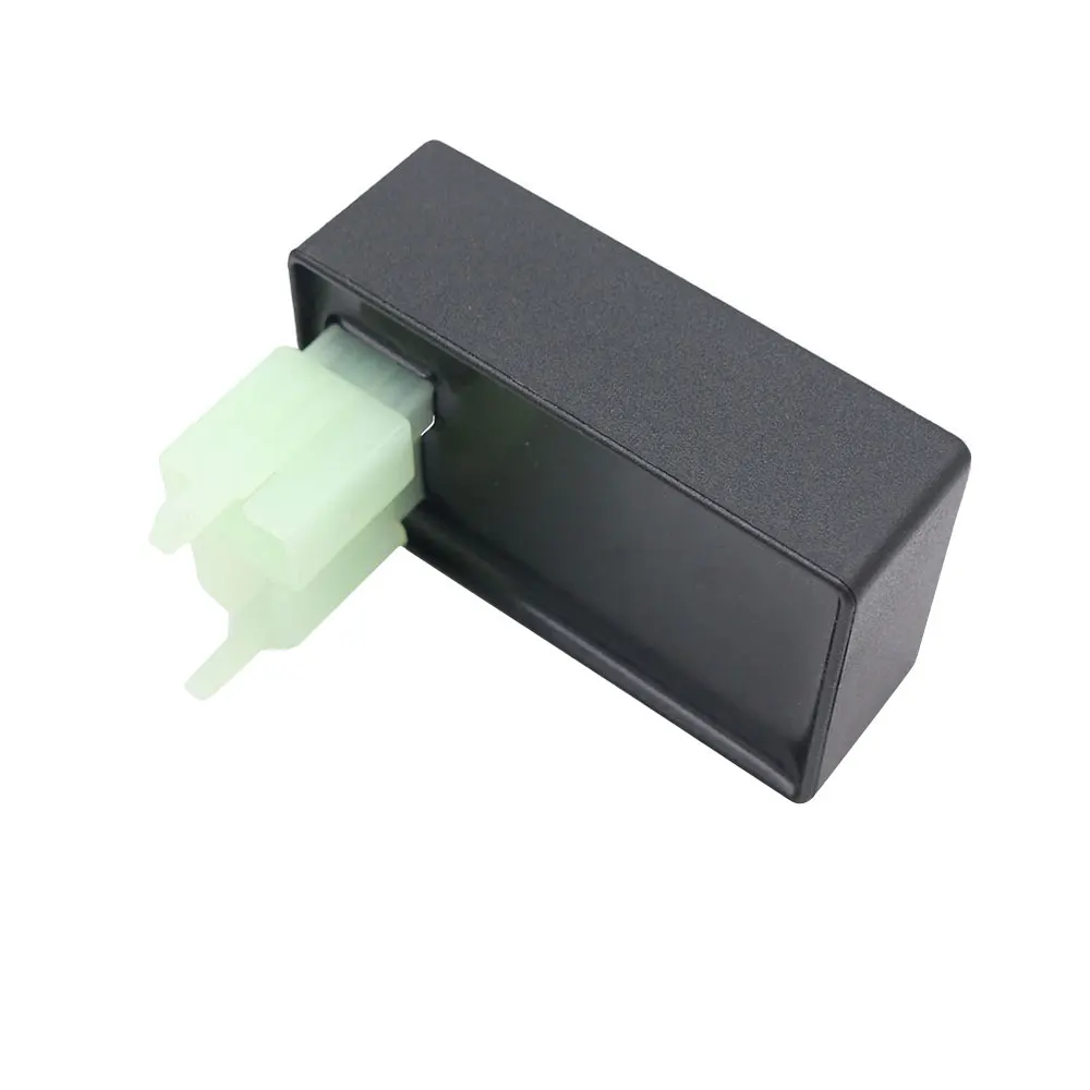 6 Терминал черного Пластик мотоцикл электронный воспламенитель зажигания для CG125