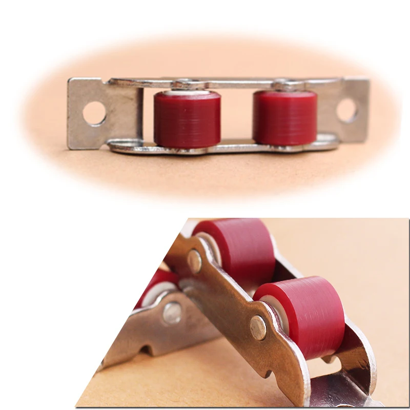 4 шт./партия нержавеющая сталь двери окна бесшумный нейлоновый шкив слот колеса