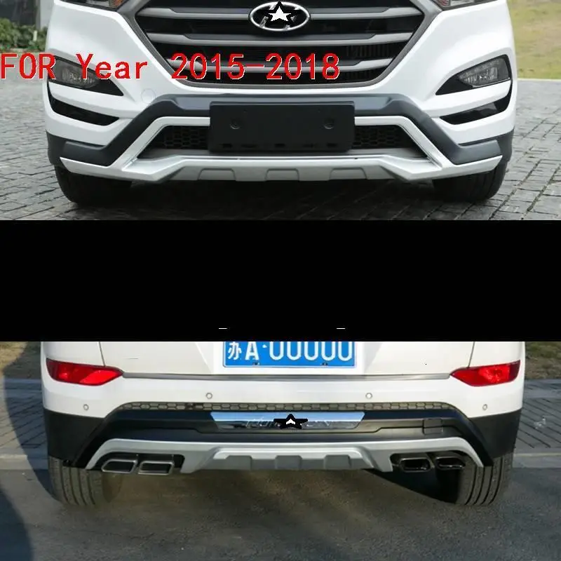 Стайлинг авто аксессуар внешний автомобильный тюнинг передняя губа Автомобильный задний диффузор бамперы 15 16 17 18 для hyundai Tucson