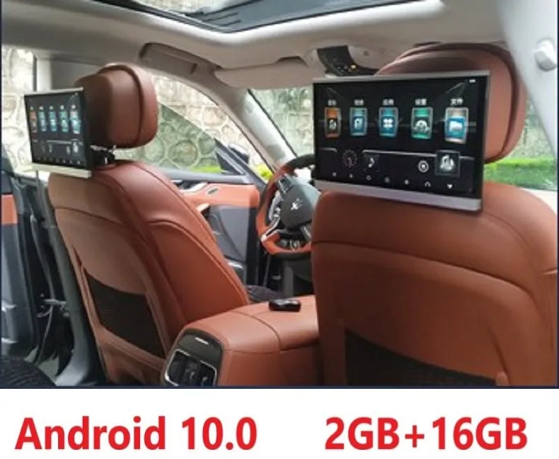 10 6 дюймов 2 ГБ + 16 Android 0 Автомобильный подголовник монитор 4K 1080P HD сенсорный экран