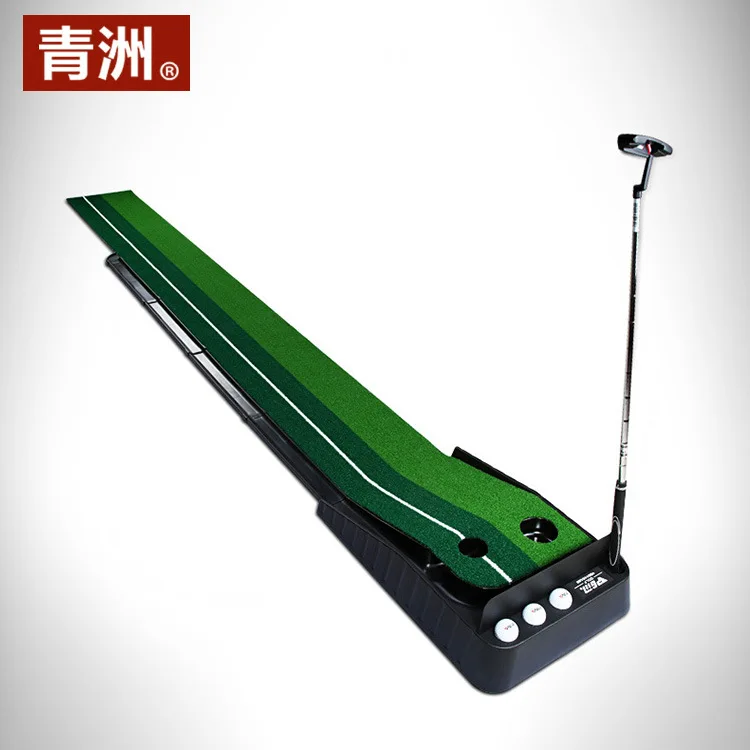 

Indoor Outdoor Golf Carpet Mini Putting Ball Pad Two-way Practice Mat Washable Anti-Slip Green Practice Golf Putting Mat