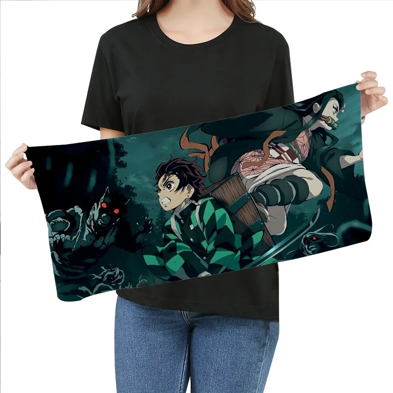 

Полотенце для умывания лица Ghost Blade для мужчин и женщин, Школьное полотенце из супертонкого волокна для кухонной двери Your Beans Two-di