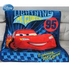 Детское Флисовое одеяло Disney, одеяло с молнией и автомобилем Mc queen, коралловый флис, Гоночное одеяло для маленьких мальчиков, подарок, односпальная кровать