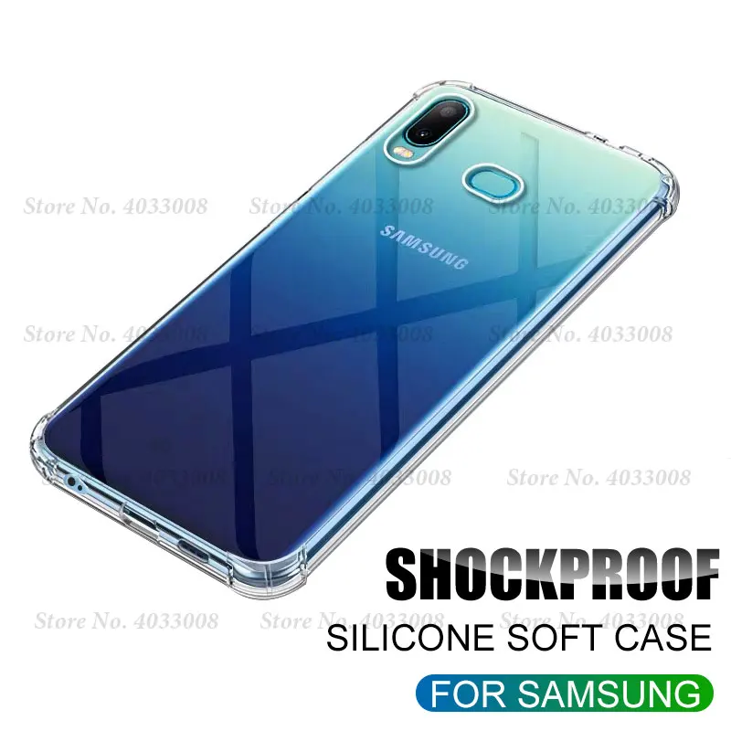 Противоударный чехлов из термопластичного полиуретана(TPU чехол для samsung Galaxy Note 10 Pro A90 A80 A70 A60 A50 A40 A30 A20E A10S A20S A2 J2 Core M30S M20 M10