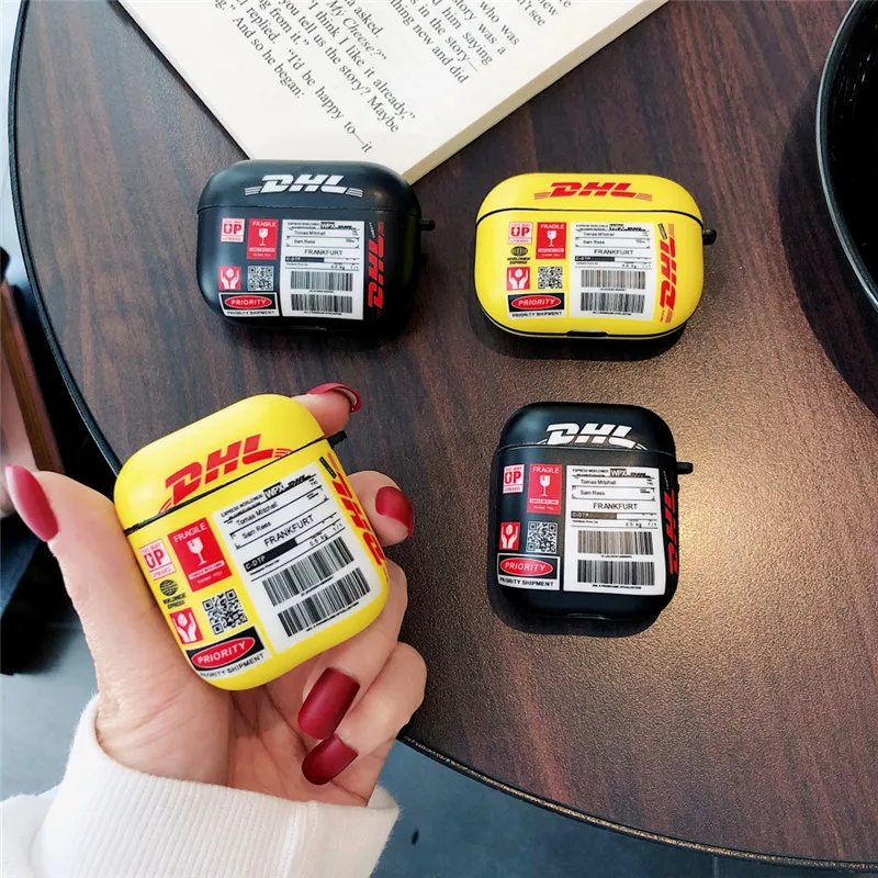 

Hot DHL Express 50 anniversary hard Earphone Headset Case For Airpods pro air pods pro 3 cover for airpods 1 2 Stylish coque bag