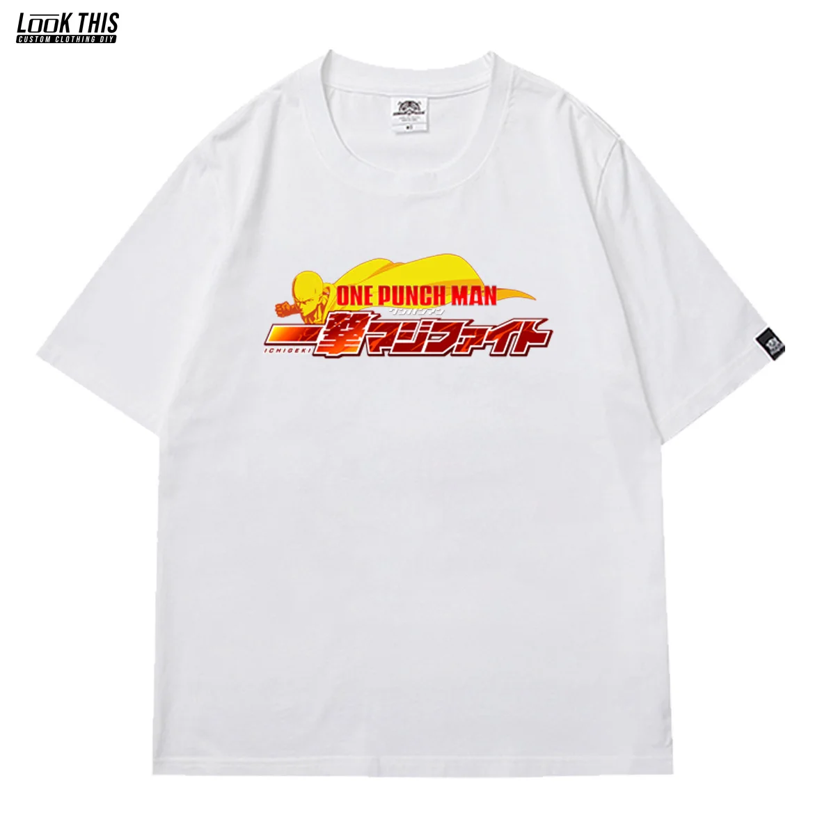

Manga One-Punch Man Print Tops & Tees Women's T-shirt Fun Anime E Girl Y2k Street 2021 Summer Short Sleeve Loose T-shirts